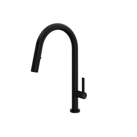 ROHL Tenerife Pull-Down Kitchen Faucet With C-Spout TE55D1LMMB